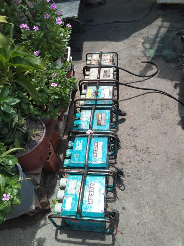 Dây đầm dùi biến tần bê tông