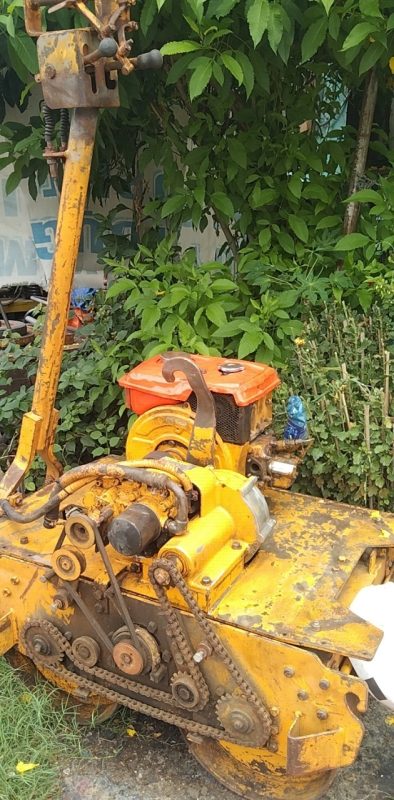 sửa chữa bảo trì xe lu dắt tay