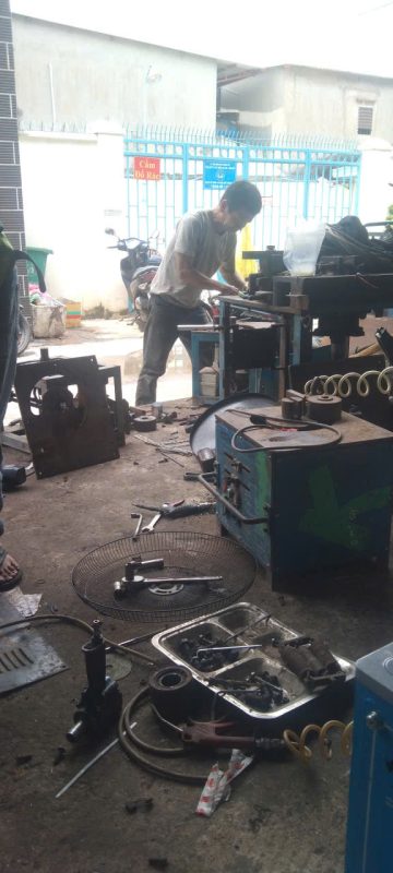 sửa chữa máy uốn sắt 220V phi 25